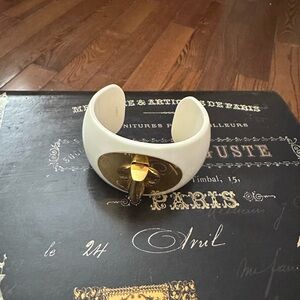 Coach White and Gold Bracelet